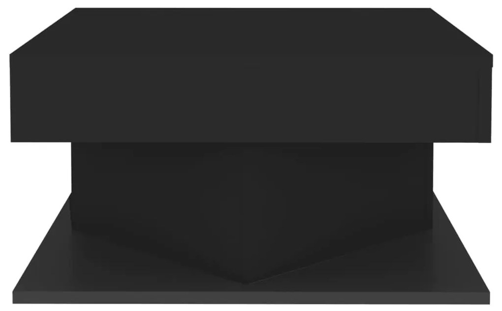 Τραπεζάκι Σαλονιού Μαύρο 57 x 57 x 30 εκ. από Μοριοσανίδα - Μαύρο