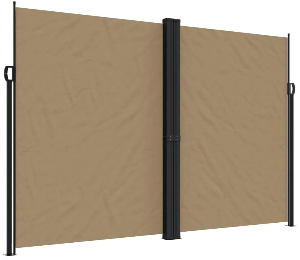 vidaXL Σκίαστρο Πλαϊνό Συρόμενο Taupe 220x1200 εκ.