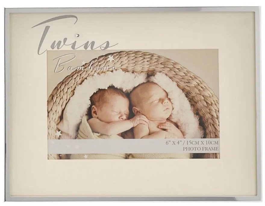 Επάργυρη Κορνίζα WIDOOP &#039;&#039;Twins&#039;&#039;