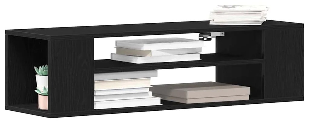 vidaXL Ντουλάπι TV Μαύρο 100 x 30 x 26.5 εκ Επεξεργασμένο ξύλο