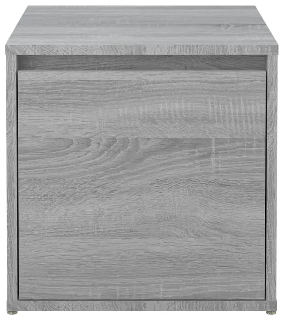 vidaXL Κουτί με Συρτάρι Γκρι Sonoma 40,5x40x40 εκ. Επεξεργασμένο Ξύλο