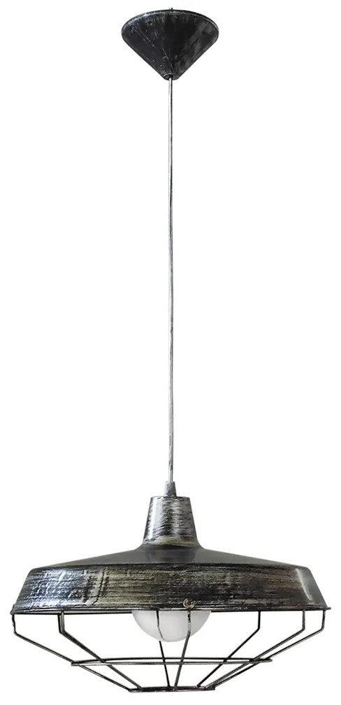 Φωτιστικό Οροφής Μονόφωτο Heronia Us-Factory 31-0424 Silver