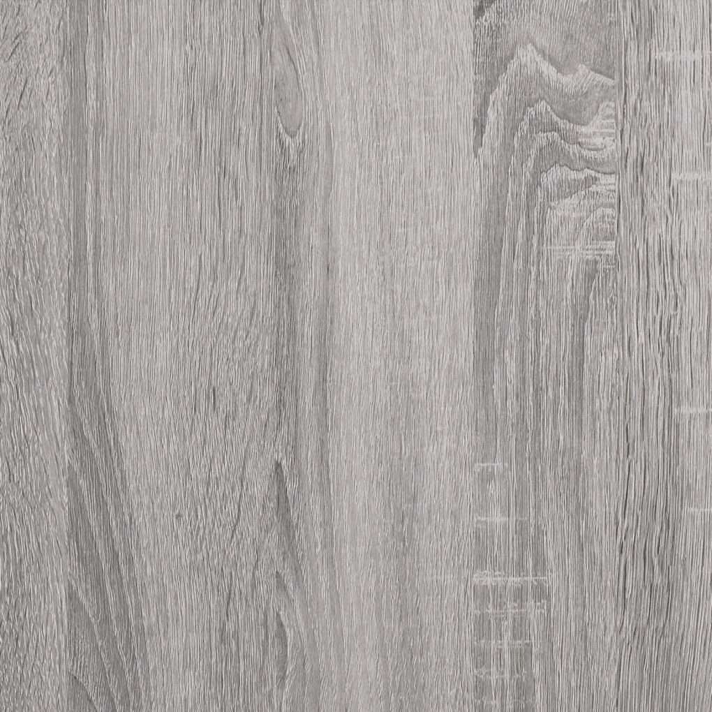 vidaXL Δισκοθήκη Γκρι Sonoma 84,5 x 38 x 48 εκ. από Επεξεργασμένο Ξύλο