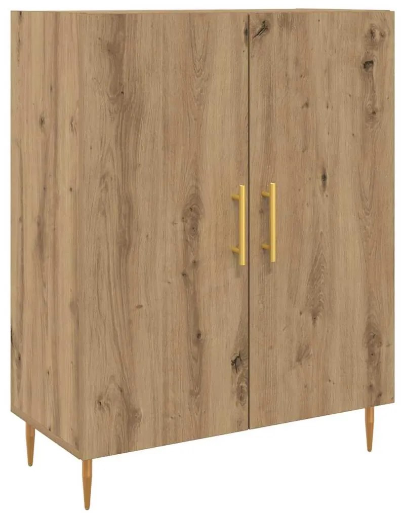 vidaXL Highboard artisan δρυς 69.5 x 34 x 180 εκ. Επεξεργασμένο ξύλο