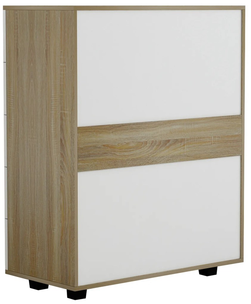 ΣΥΡΤΑΡΙΕΡΑ ΜΕΛΑΜΙΝΗΣ THORG HM8995.04- 5 ΣΥΡΤΑΡΙΑ ΣΕ SONAMA-ΛΕΥΚΟ 80Χ40Χ100Yεκ.