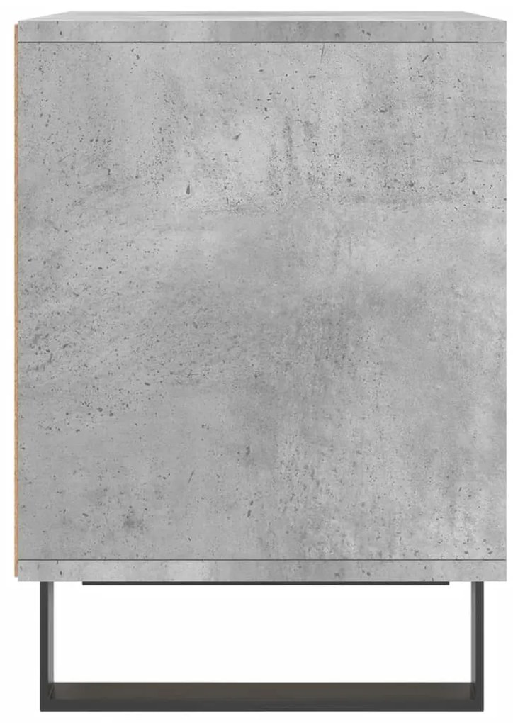 vidaXL Κομοδίνα 2 τεμ. Γκρι Σκυροδέματος 40x35x50 εκ. Επεξεργ. Ξύλο