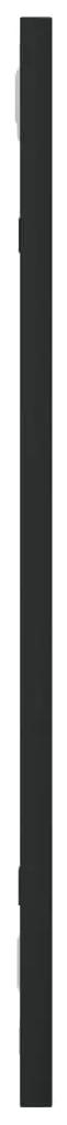 vidaXL Καθρέφτης Ορθογώνιος Μαύρος 20 x 50 εκ. από Σίδερο