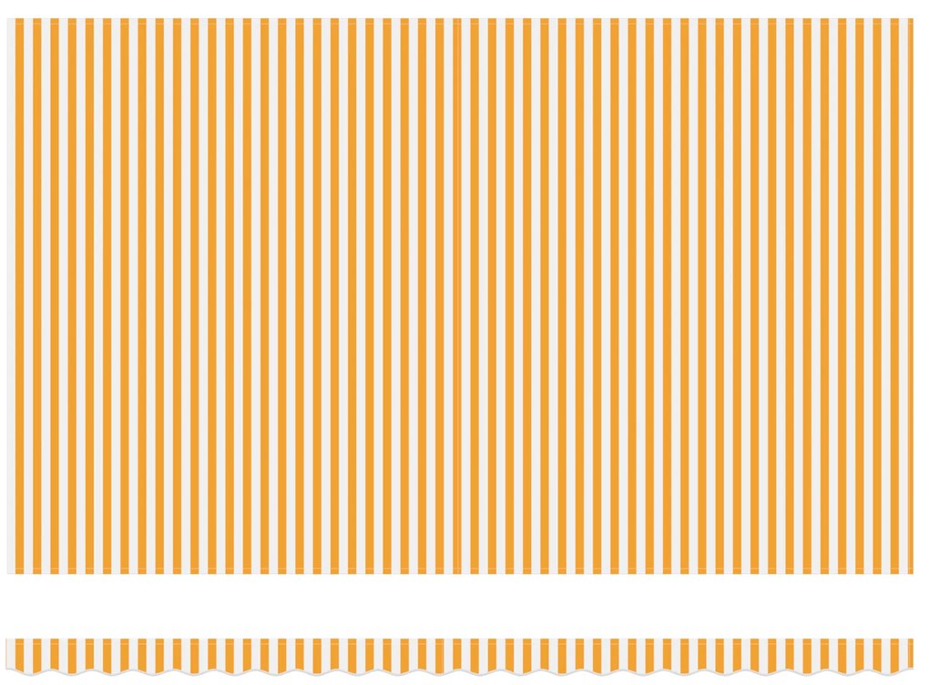 vidaXL Αυτόματη Τέντα - Πορτοκαλί και Λευκή, 500x300 cm