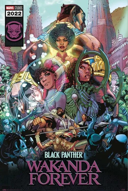 Αφίσα Black Panther: Wakanda Forever, (61 x 91.5 cm)