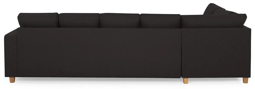 Γωνιακός Καναπές Scandinavian Choice C174, Ανθρακί, Δρυς, 300x195x92cm, 130 kg, Πόδια: Ξύλο | Epipla1.gr