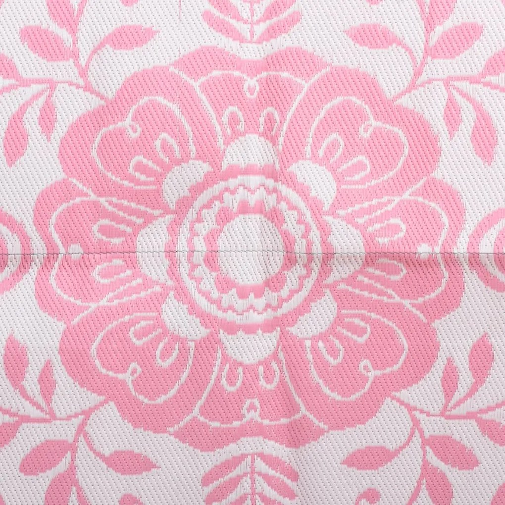 vidaXL Χαλί εξωτερικού χώρου ARAKIL ροζ 160x230 cm PP