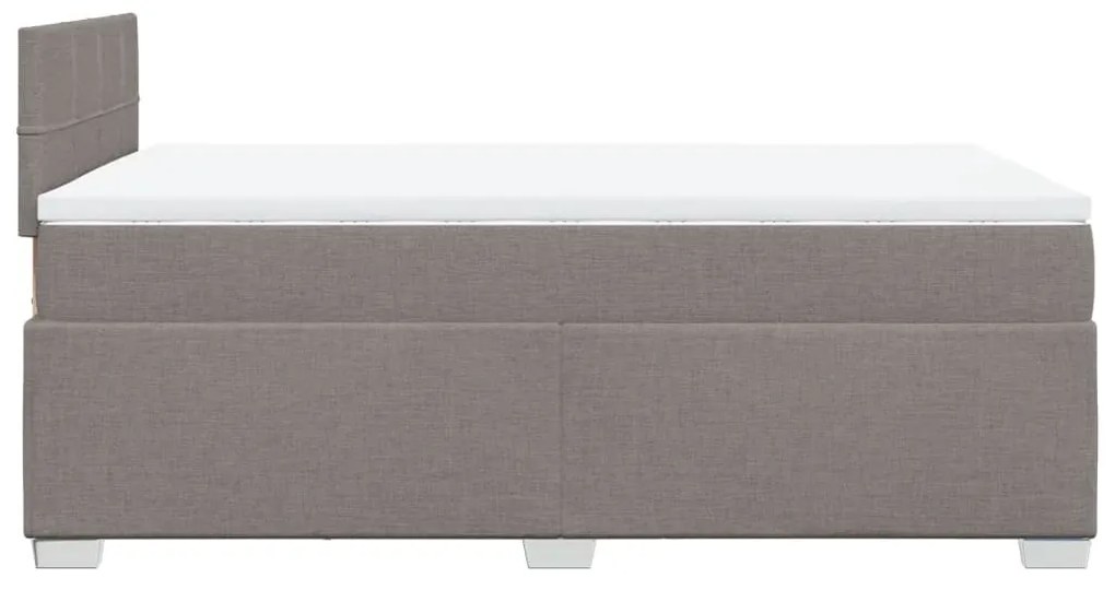 ΚΡΕΒΑΤΙ BOXSPRING ΜΕ ΣΤΡΩΜΑ TAUPE 120X190 ΕΚ. ΥΦΑΣΜΑΤΙΝΟ 3285831