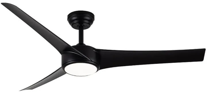 Primo PRCF-80675 Ανεμιστήρας Οροφής DC 52'' 132εκ. Με Τηλεχειριστήριο 1Φως LED 3Φτερά Μαύρος