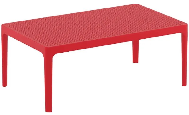 SKY RED 100Χ60Χ40εκ. ΤΡΑΠΕΖΙ ΠΟΛ/ΝΙΟΥ SIESTA 100X60X40εκ.