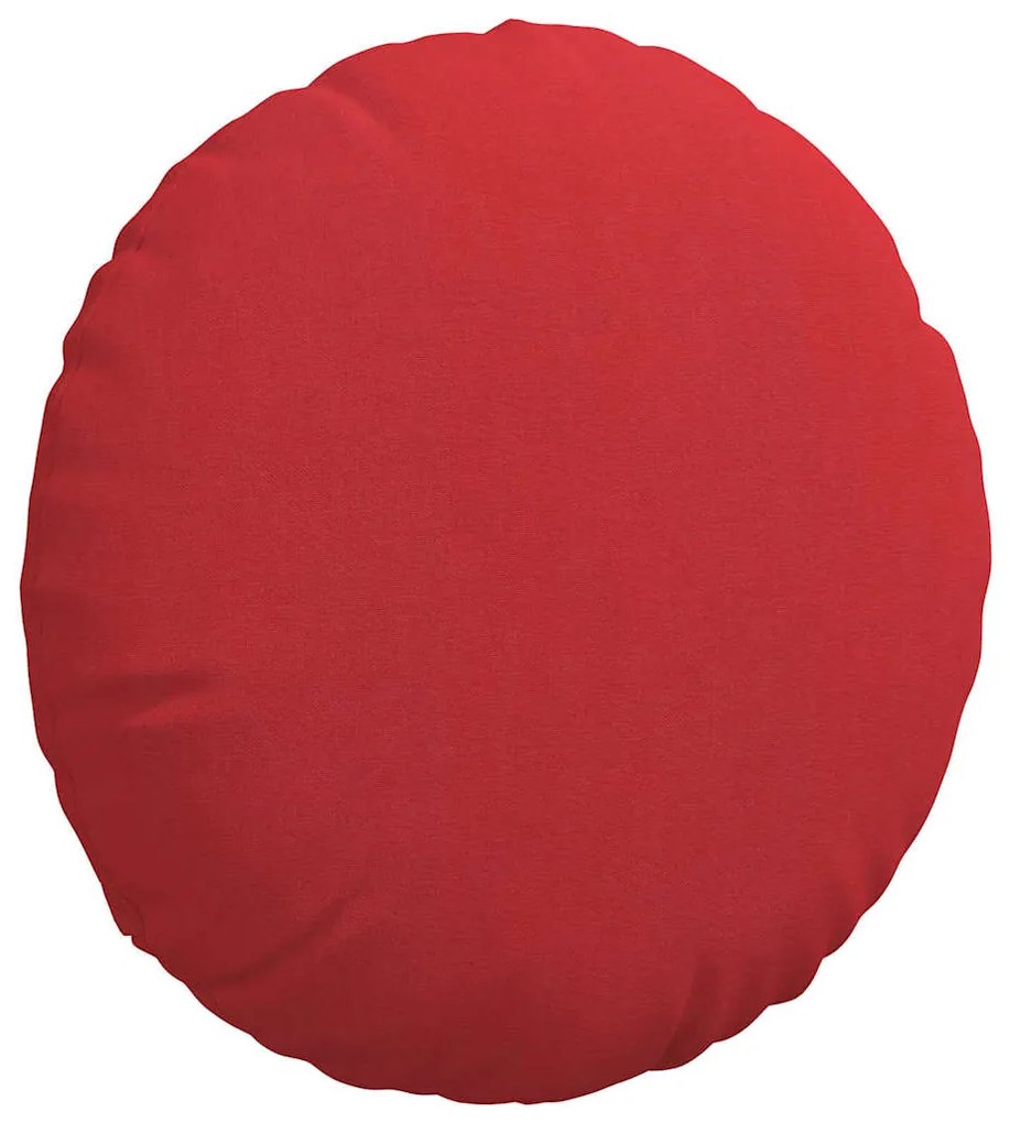 vidaXL Μαξιλάρια καθισμάτων 2 pcs Κόκκινο Ø40 x 13 εκ ύφασμα