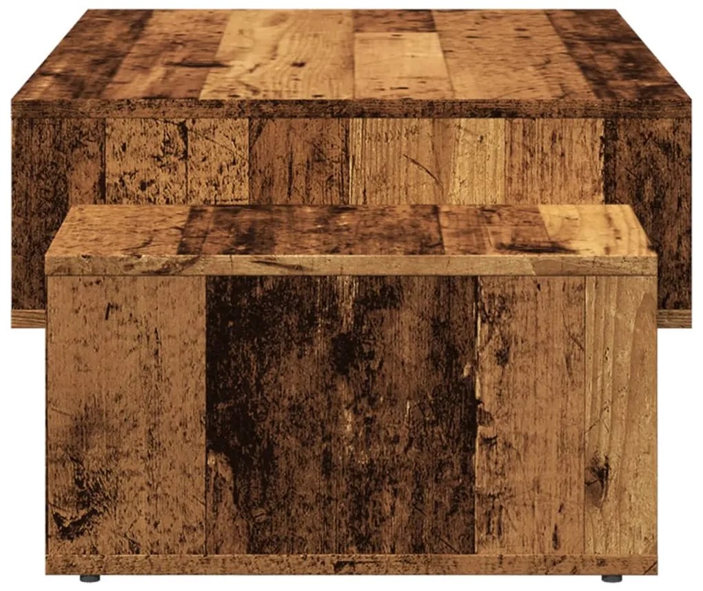vidaXL Τραπεζάκι Σαλονιού Όψη Παλαιού Ξύλου 105x55x32 εκ. Επεξ. Ξύλο