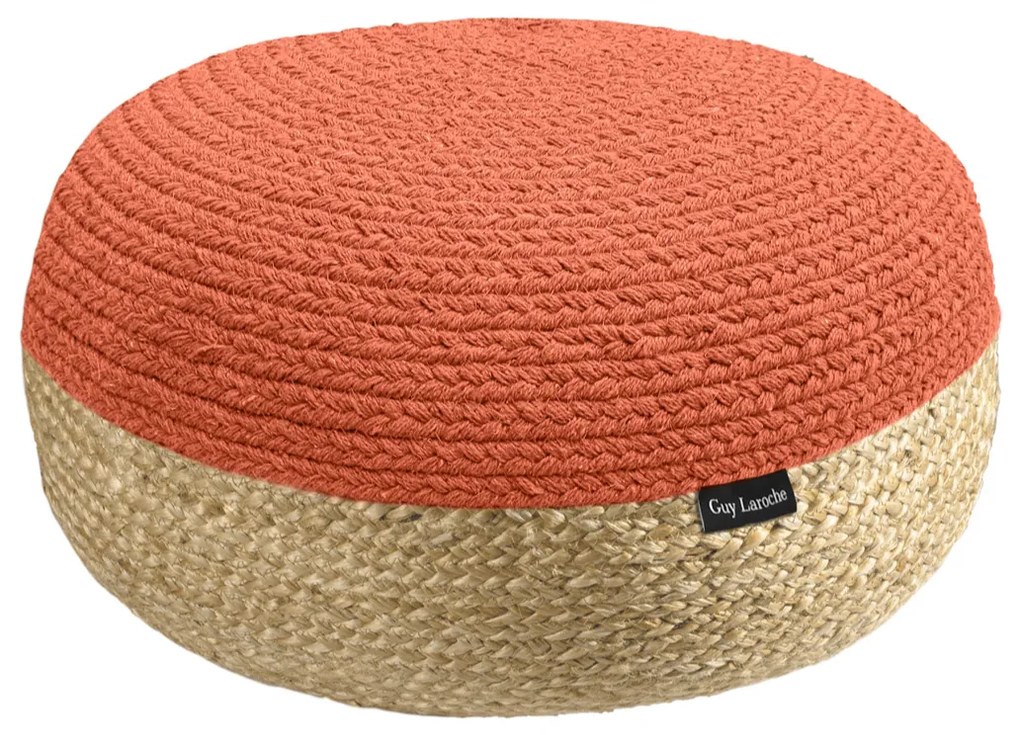Πουφ (Φ50x25) Guy Laroche Ottoman Maya Washabi