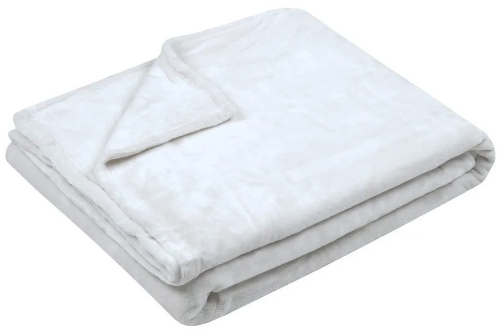 Κουβέρτα Fleece Ημίδιπλη (180x220) S-F Doudou Blanc P35792009