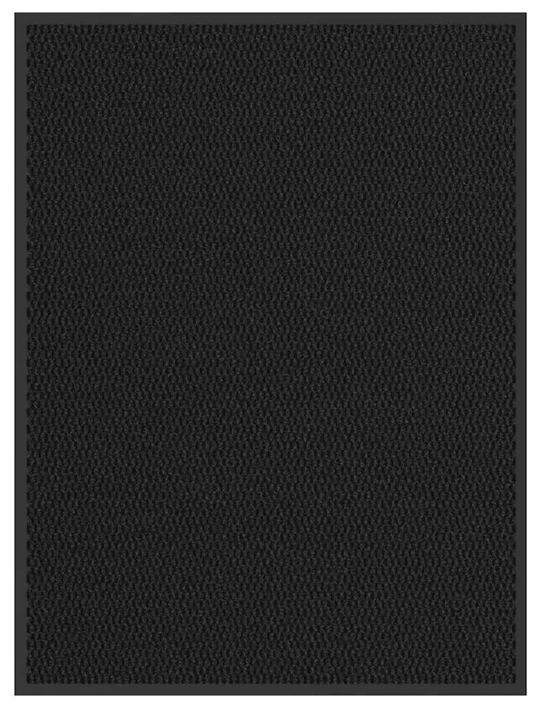 vidaXL Πατάκι Εισόδου Μαύρο 80 x 120 εκ.