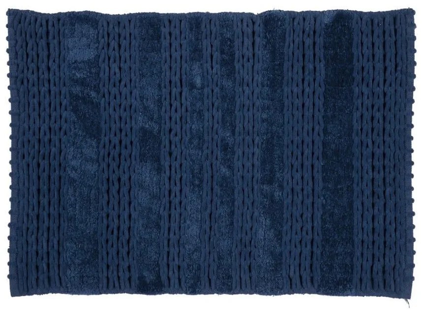 Ταπέτο Μπάνιου Life 1128-Navy Nef-Nef 60Χ90 60x90cm Cotton-Polyester