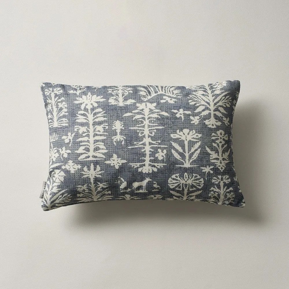 Μαξιλαροθήκη Διακοσμητική Raven 214 Grey Gofis Home 30Χ45 Cotton-Polyester