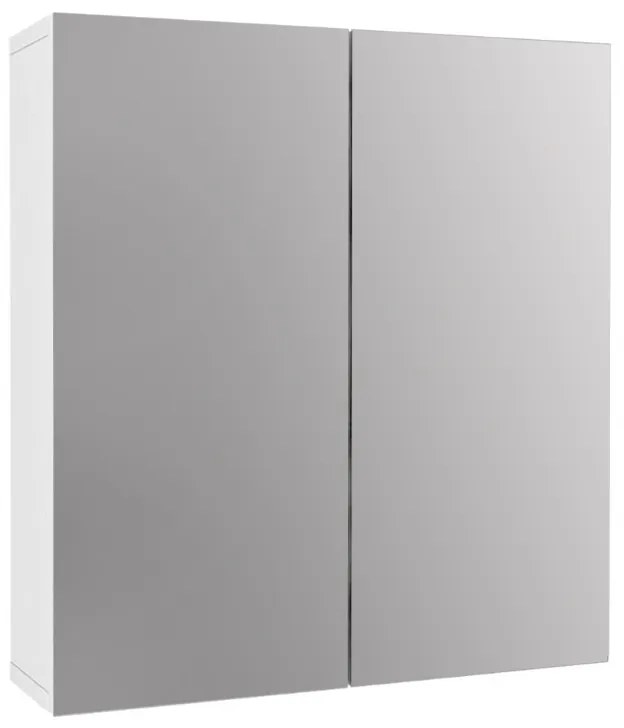 Καθρέπτης μπάνιου Binary Μegapap χρώμα λευκό 60x17,2x65εκ.-GP042-0275,1
