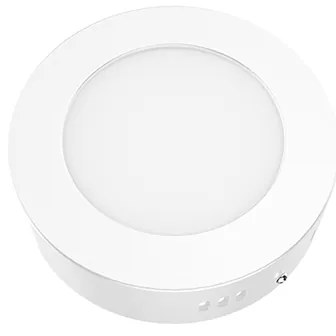 LED SLIM PANEL WHITE ROUND CEIL. 6W 4000K 430Lm Φ120 230V AC Ra80 ACA ARCA640RW