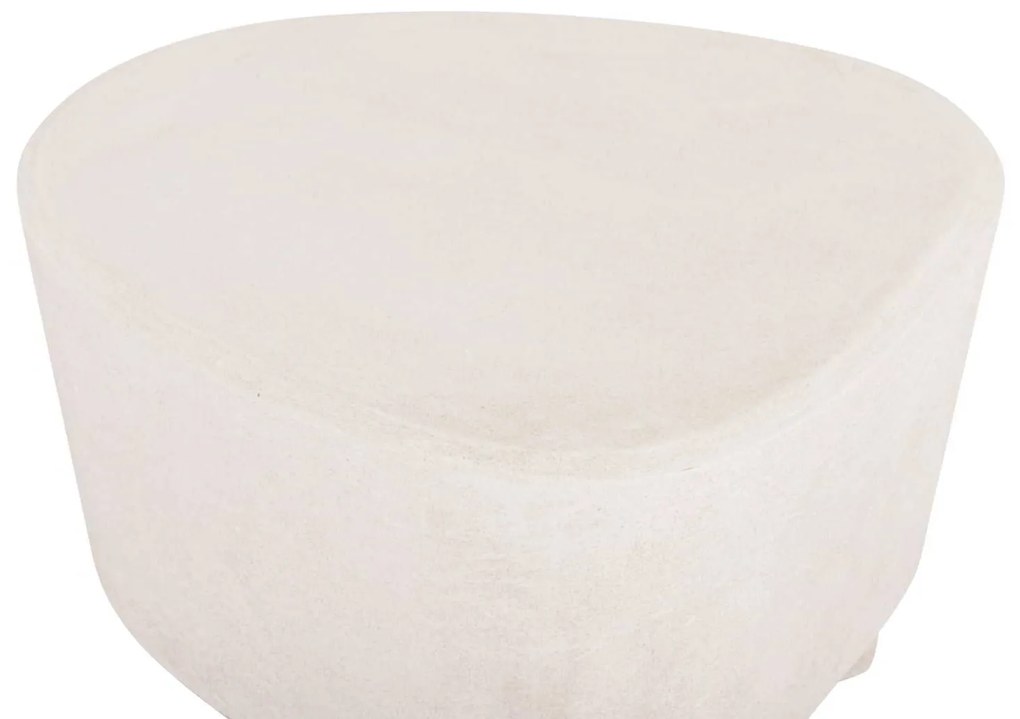 ΤΡΑΠΕΖΙ ΣΑΛΟΝΙΟΥ ΣΕΙΡΑ SANTORINI HM18053 MDF ΣΕ ΥΠΟΛΕΥΚΟ ΧΡΩΜΑ 54x61x40,5Υεκ.