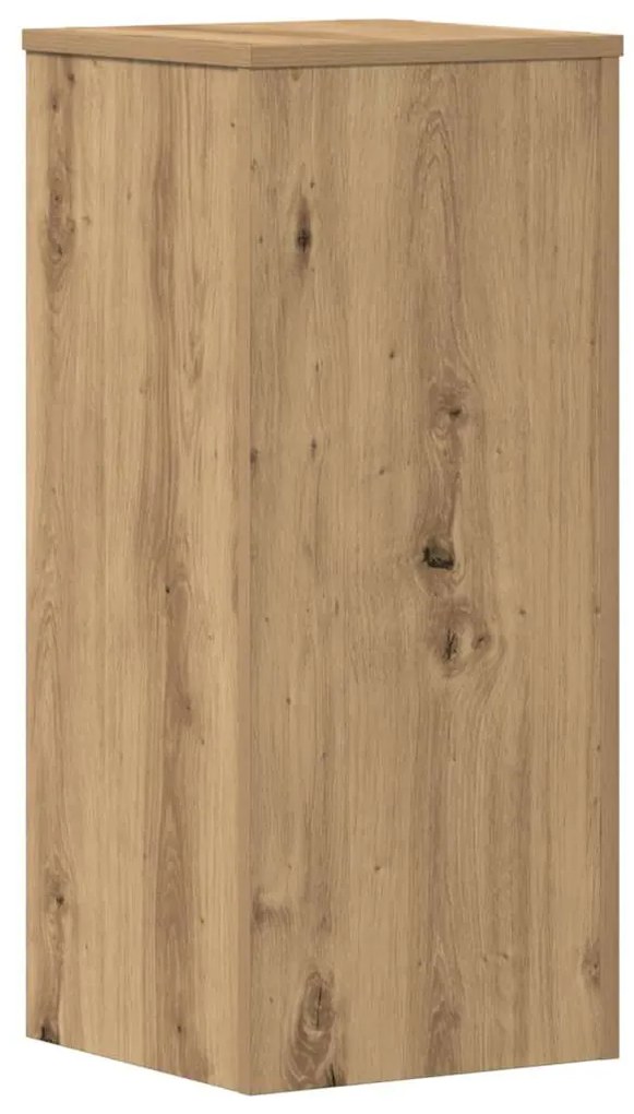 vidaXL Βάσεις Φυτών 2 τεμ. Αρτισιανή Δρυς 30x30x70 εκ. Επεξ. Ξύλο