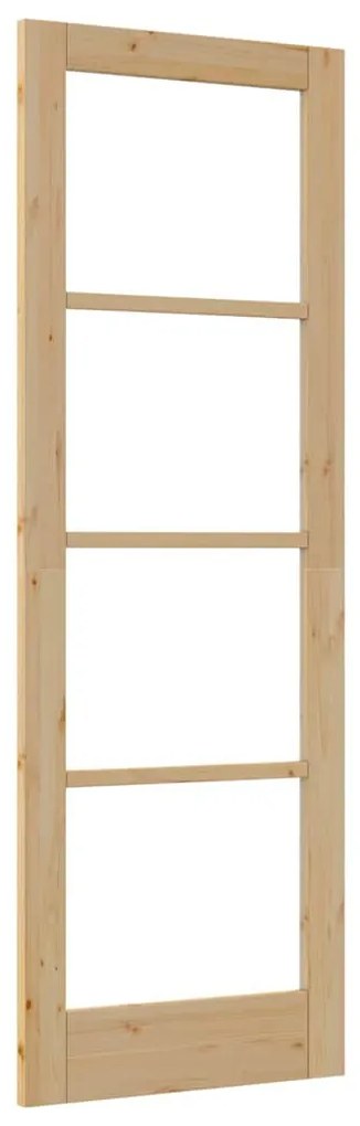 vidaXL Εσωτερική Πόρτα με Γυαλί ORKDAL Καφέ 73.5 x 211 εκ