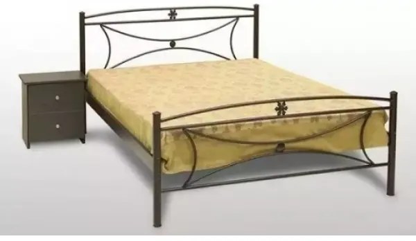 Delch Κρεβάτι Μαργαρίτα Διπλο Μεταλλικό 150x200cm HouseSMetal-furniture178