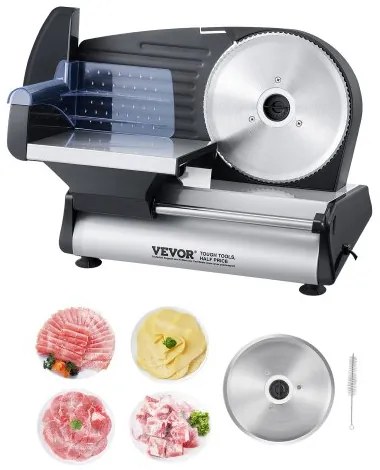 VEVOR Meat Slicer 180W 7.5&quot; Electric Deli Food Slicer for Meat Bread Cheese