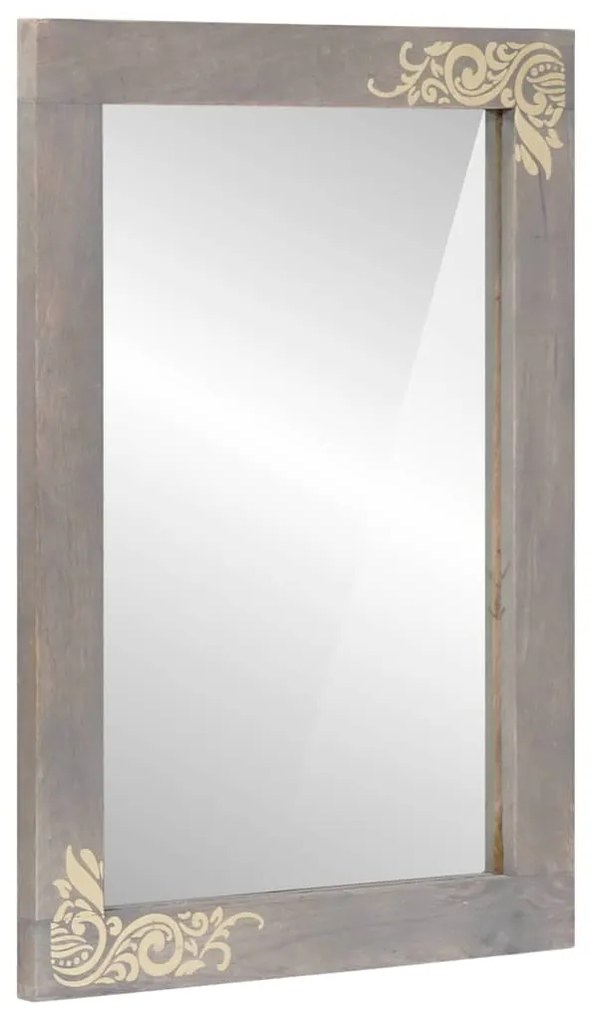 vidaXL Σετ Επίπλων Μπάνιου Επιτοίχιο 2 pcs Γκρι 62 x 33 x 58 εκ.