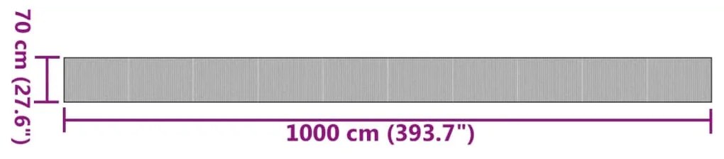 ΧΑΛΙ ΟΡΘΟΓΩΝΙΟ ΦΥΣΙΚΟ 70 X 1000 ΕΚ. ΜΠΑΜΠΟΥ 376895