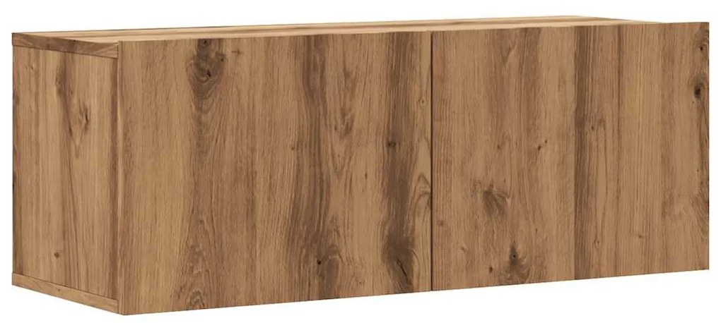 vidaXL Επίτοιχο ντουλάπι τηλεόρασης Artisan Oak 80x30x30 cm