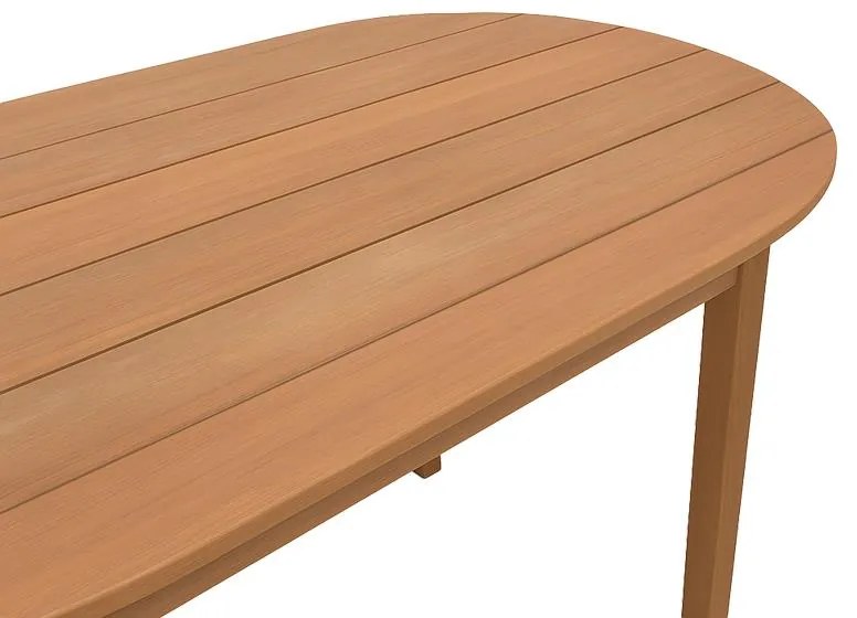 Τραπέζι κήπου Skyl απο Teak Ξύλο σε Φυσικό 190x90x75εκ. 190x90x75 εκ.