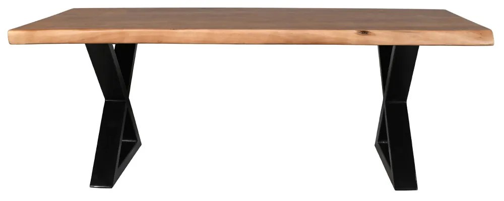 MINGLE COFFEE TABLE ΦΥΣΙΚΟ ΜΑΥΡΟ 115x60xH42cm