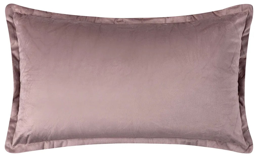 Βελουτέ Διακοσμητική Μαξιλαροθήκη (35x60) Silk Fashion A804 Συκλαμέν