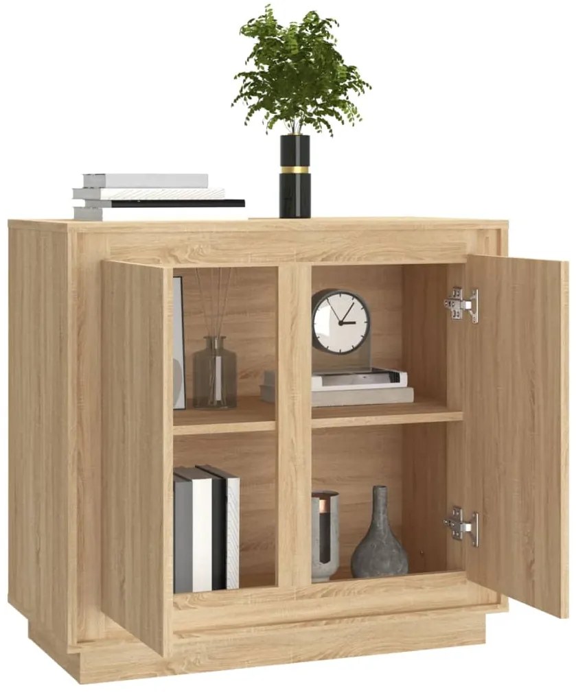 vidaXL Συρταριέρα Sonoma Δρυς 80x34x75 εκ. Επεξεργασμένο Ξύλο