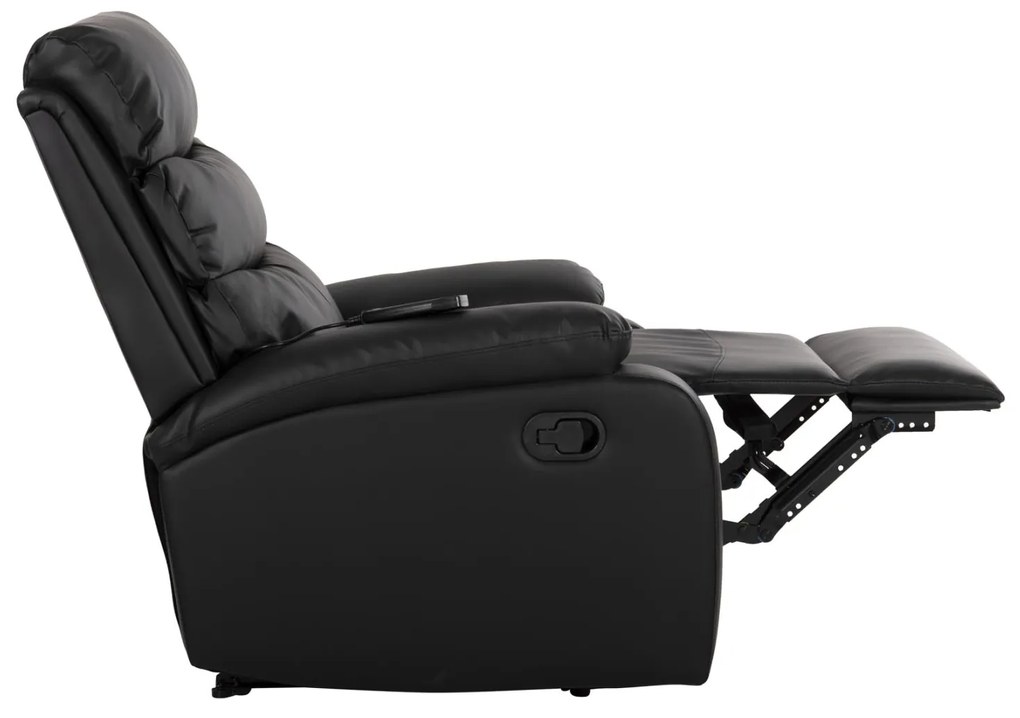 Πολυθρόνα YASUMU RELAX C9783.11 Μαύρο PU 80x93x100Υεκ. 80x93x100 εκ.