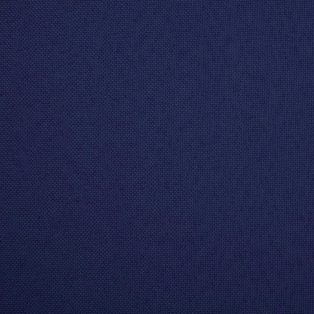 vidaXL Πτυσσόμενο Σκαμπό Αποθήκευσης Μπλε από Συνθετικό Λινό