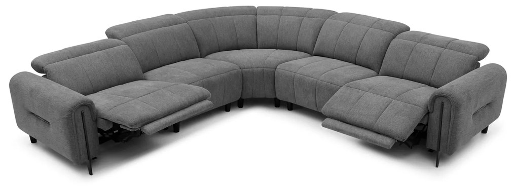 ΓΩΝΙΑΚΟΣ ΚΑΝΑΠΕΣ ΜΕ RECLINE ORACLE HM3290.01 ΓΚΡΙ ΥΦΑΣΜΑ 260x260x90(κάθισμα)x94Υεκ.