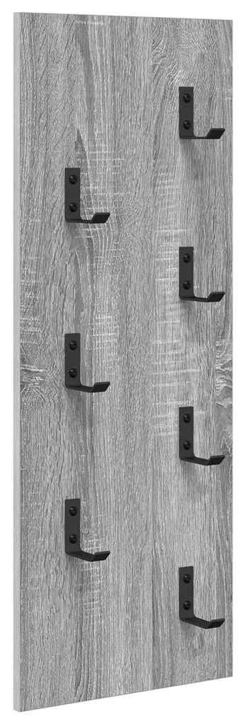 vidaXL Τοίχου Κρεμάστρα Επιτοίχιο Γκρι sonoma 30 x 1.5 x 80 εκ.