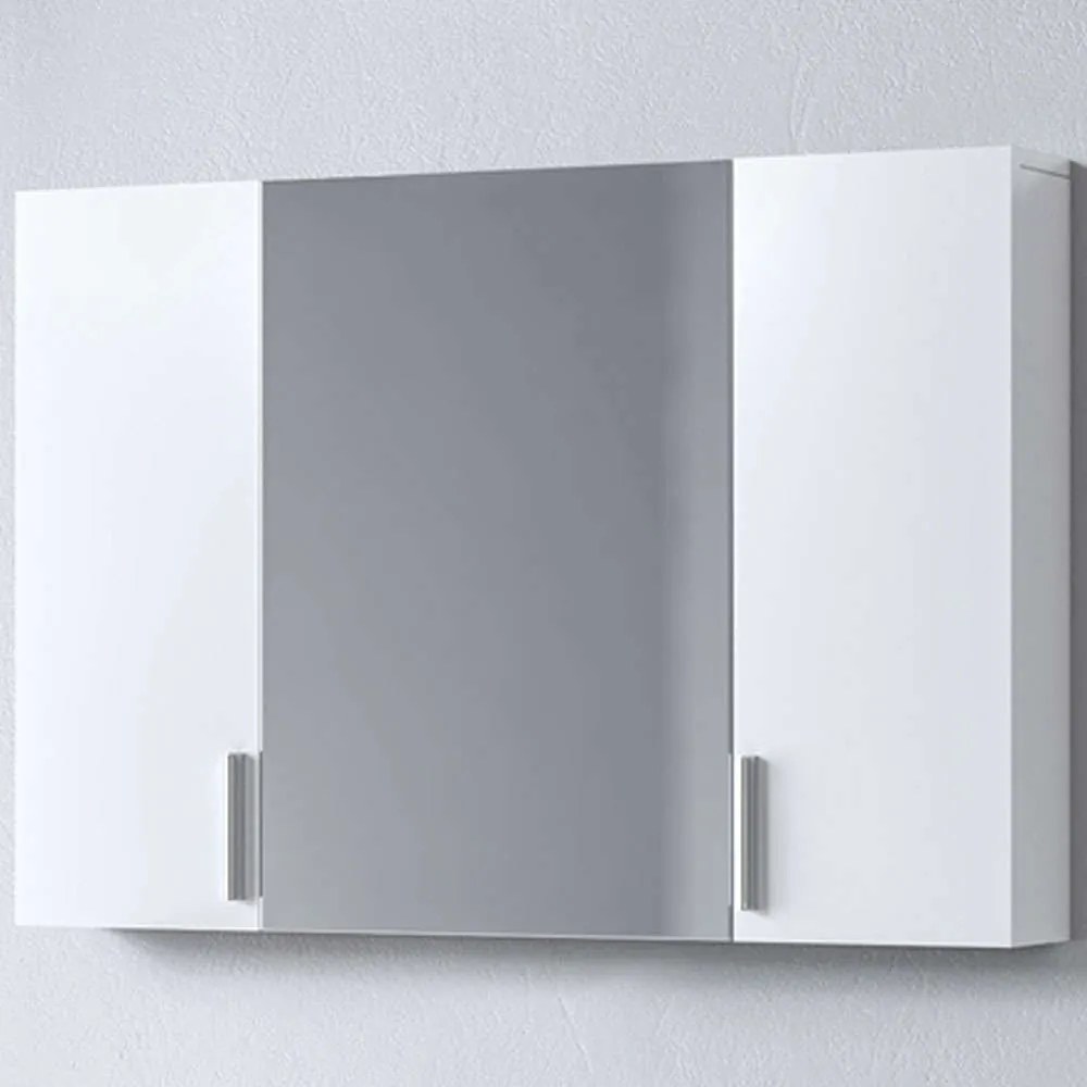 Καθρέπτης Μπάνιου Με Ντουλάπι Siena 3MSI100GL0W 96x14x65cm White Μελαμίνη