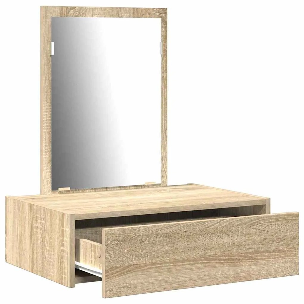 vidaXL Τραπέζι περιποίησης Καφέ 60 x 40 x 70 εκ. Επεξεργασμένο ξύλο