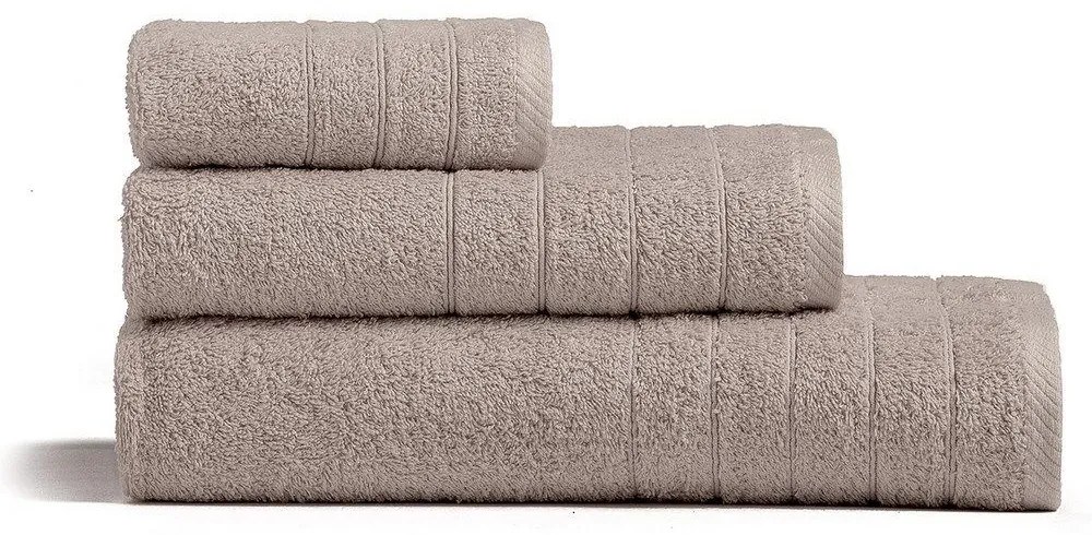 Πετσέτα Fresca Greige Melinen Σώματος 70x140cm 100% Βαμβάκι