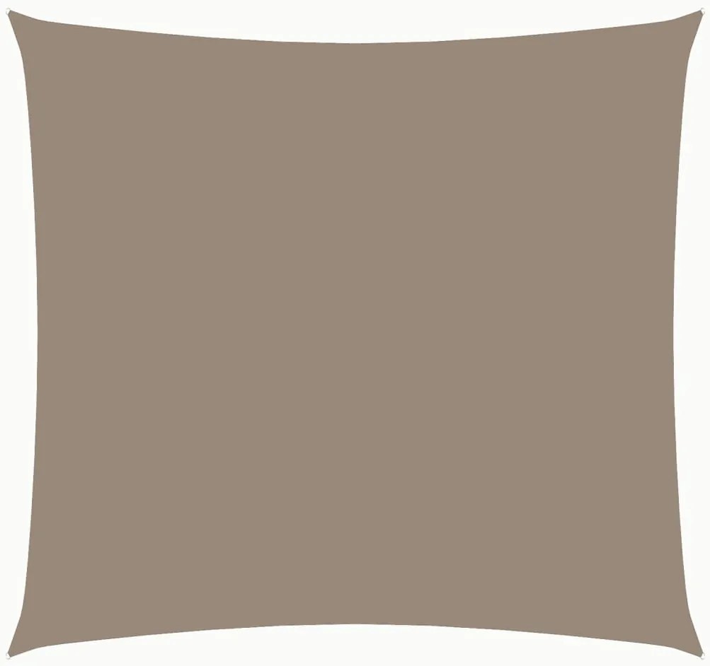 vidaXL Πανί Σκίασης Τετράγωνο Taupe 2 x 2 μ. από Ύφασμα Oxford