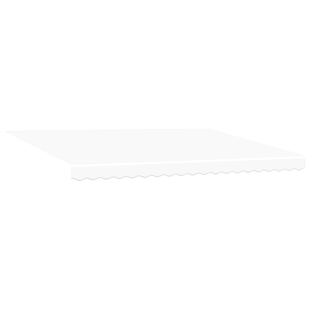 vidaXL Χειροκίνητη Ανασυρόμενη Τέντα Λευκή 450x350 cm