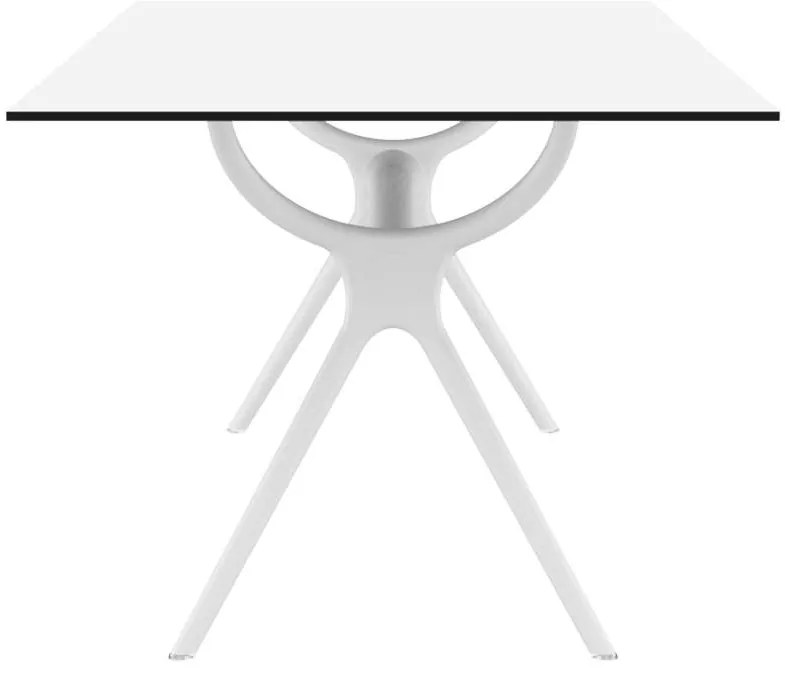 Τραπέζι Air 180Χ90Εκ. White Laminate 12Mm