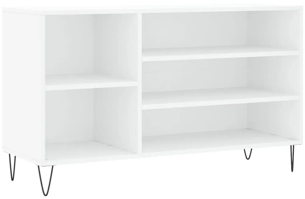 vidaXL Παπουτσοθήκη Λευκή 102x36x60 εκ. από Επεξεργασμένο Ξύλο